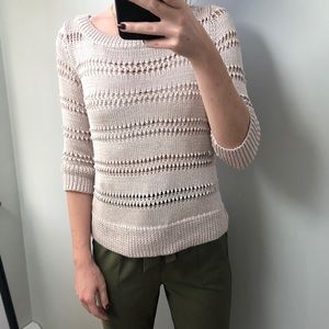 White House Black Market Three quarter sleeve top